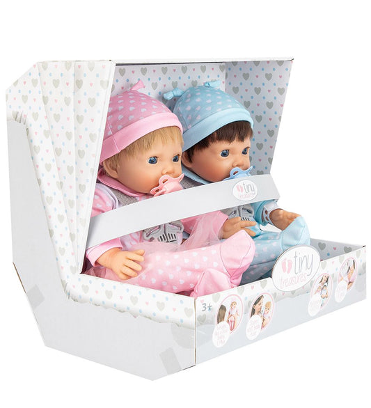 Tiny Treasures Poppen - Tweeling - Broer/Zuster-outfit - Tiny Treasures - OneSize - Poppen