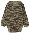 Sofie Schnoor Romper l/s - 3-pack - Dusty Green - Sofie Schnoor - 62 - Rompers Lange Mouw