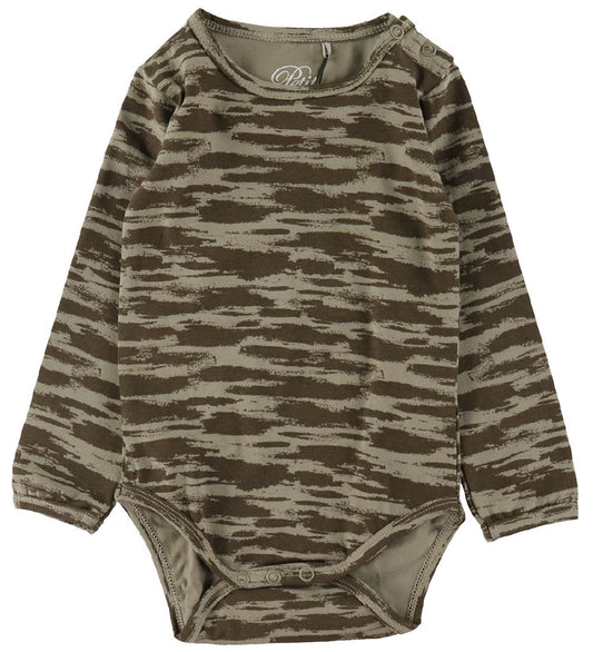 Sofie Schnoor Romper l/s - 3-pack - Dusty Green - Sofie Schnoor - 62 - Rompers Lange Mouw