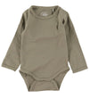 Sofie Schnoor Romper l/s - 3-pack - Dusty Green - Sofie Schnoor - 62 - Rompers Lange Mouw