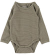 Sofie Schnoor Romper l/s - 3-pack - Dusty Green - Sofie Schnoor - 62 - Rompers Lange Mouw