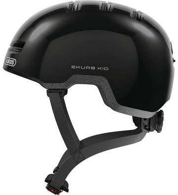 Abus Fietshelm - Skurb Kid - Glanzend Black - Abus - 45-51 cm - Fietshelmen