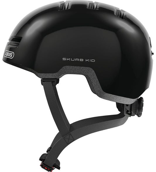 Abus Fietshelm - Skurb Kid - Glanzend Black - Abus - 45-51 cm - Fietshelmen