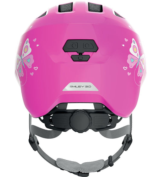 Abus Fietshelm - Smiley 3,0 - Roze Vlinderdas - Abus - 45-51 cm - Fietshelmen