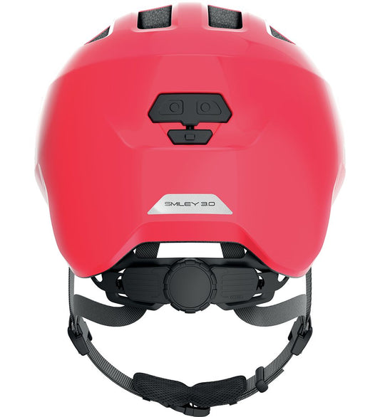 Abus Fietshelm - Smiley 3.0 - Glanzend rood - Abus - 45-51 cm - Fietshelmen