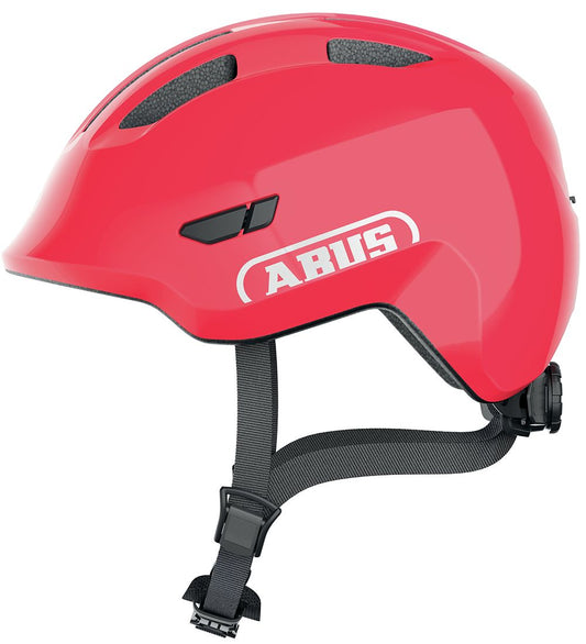Abus Fietshelm - Smiley 3.0 - Glanzend rood - Abus - 45-51 cm - Fietshelmen