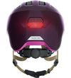 Abus Fietshelm - Smiley 3,0 Ace LED - Royal Purple - Abus - 45-51 cm - Fietshelmen