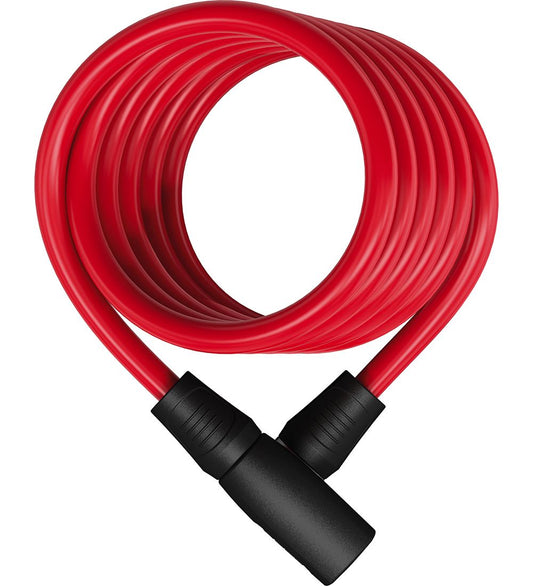 Abus Spiraalsluiting - Star 4508K - 150 cm - Rood - Abus - OneSize - Sloten