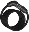 Abus Spiraalsluiting Star 4508C - 150 cm - Zwart - Abus - OneSize - Sloten