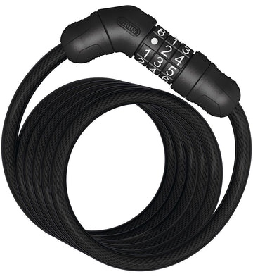 Abus Spiraalsluiting Star 4508C - 150 cm - Zwart - Abus - OneSize - Sloten