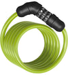 Abus Spiraalsluiting - Star 4508C - 150 cm - Groen - Abus - OneSize - Sloten