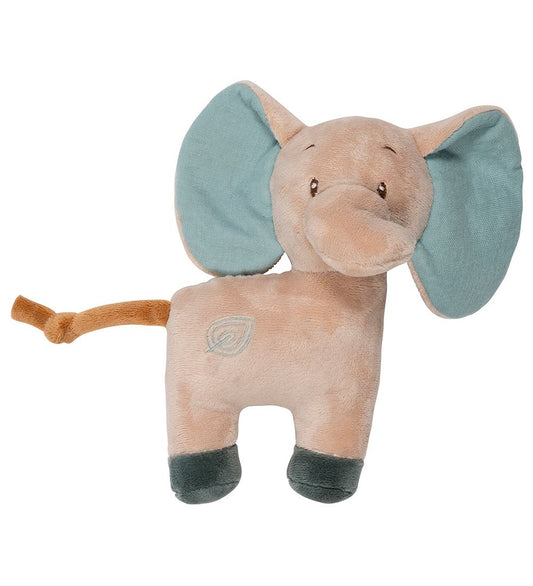 Nattou Rammelaar - Axel Elephant - 20cm - Groen/Beige - Nattou - OneSize - Ramelaren