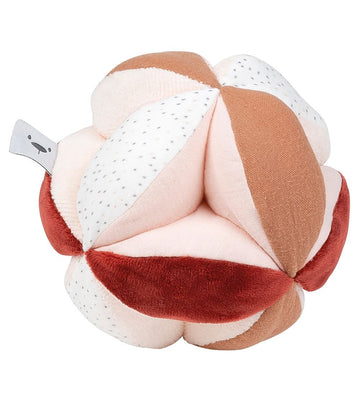 Nattou Activiteitenbal - Activiteitenbal - 15 cm - Rust - Nattou - OneSize - Activiteitenspeelgoed
