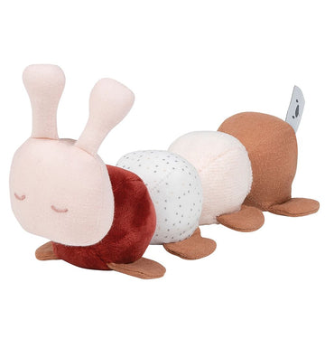 Nattou Activiteitenspeelgoed - Rups - 25 cm - Rust - Nattou - OneSize - Activiteitenspeelgoed