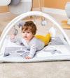 Nattou Speelkleed Tembo - 75x60 cm - Grijs/Wit - Nattou - OneSize - Speelkleden