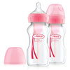 Fles Dr. Brown's Duo Options+ Breed Roze 270ml 2st