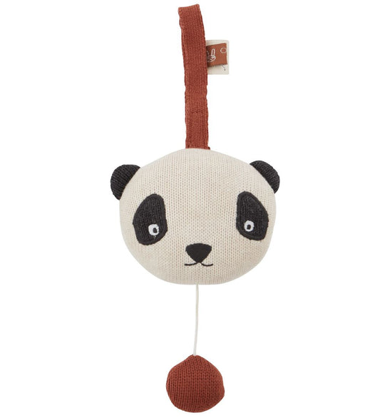 OYOY Muziekmobiel - Panda - Offwhite/Black - OYOY - OneSize - Muziekmobielen