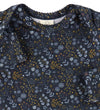 Smallstuff Romper l/s - Flower Nacht - Dark Blue - Smallstuff - 62 - Rompers Lange Mouw
