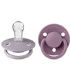 BIBS De Lux Fopspenen - 2-pack - Rond - Fossiel Grey/Mauve - BIBS - OneSize - Fopspenen