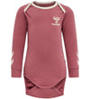Hummel Romper l/s - hmlMaule - Deco Rose - Hummel - 1 jaar (80) - Rompers Lange Mouw