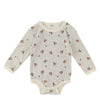 Pippi Baby Rompers l/s - 4-pack - Deep Lichen Green - Pippi Baby - 50 - Rompers Lange Mouw