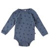 Pippi Baby Rompers l/s - 4-pack - Deep Lichen Green - Pippi Baby - 50 - Rompers Lange Mouw