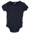Pippi Baby Rompers s/s - 4-pack - Deep Lichen Green - Pippi Baby - 74 - Rompers Korte Mouw