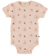 Pippi Baby Rompers s/s - 4-pack - Dusty Rose - Pippi Baby - 1½ jaar (86) - Rompers Korte Mouw