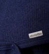 Minymo Wikkelromper l/s - Rib - Dark Navy - Minymo - 50 - Rompers Lange Mouw