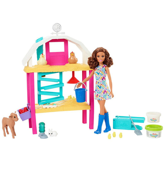 Barbie Poppenset - Met ei-Farm - Uitbroeden en verzamelen - Barbie - OneSize - Poppen
