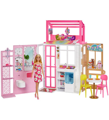 Barbie Poppenhuis - Vervoerbaar - Barbie - OneSize - Poppenhuizen