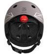 Scoot and Ride Fietshelm - Brown regels - Scoot and Ride - 45-51 cm - Fietshelmen