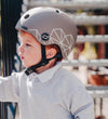 Scoot and Ride Fietshelm - Brown regels - Scoot and Ride - 45-51 cm - Fietshelmen