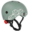 Scoot and Ride Fietshelm - Green Lijnen - Scoot and Ride - 45-51 cm - Fietshelmen