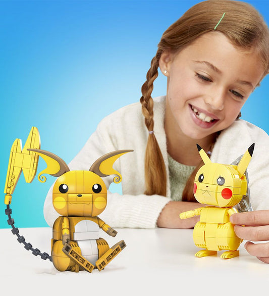 MEGA Pokemon figuur - Shocking Trio - 621 Onderdelen - MEGA Bloks - OneSize - Blokken