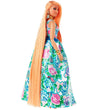 Barbie Pop - Extra Fancy - Jurk met bloemen - Barbie - OneSize - Poppen