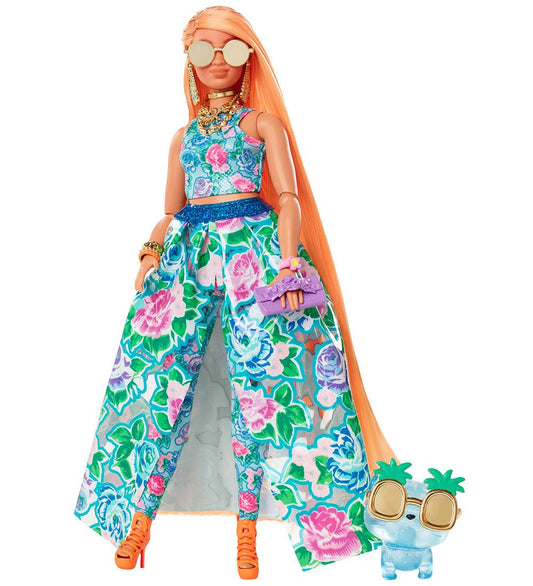 Barbie Pop - Extra Fancy - Jurk met bloemen - Barbie - OneSize - Poppen