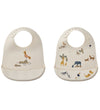 Liewood Slabbetjes - Tilda - 2-pack - Allemaal samen Sandy - Liewood - OneSize - Slabbetjes