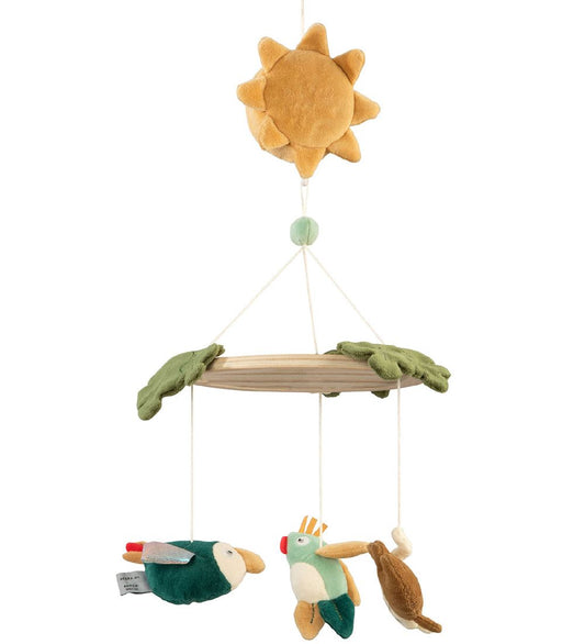 Sebra Muziekmobiel m. Spiegel - Wildlife - Sebra - OneSize - Muziekmobielen