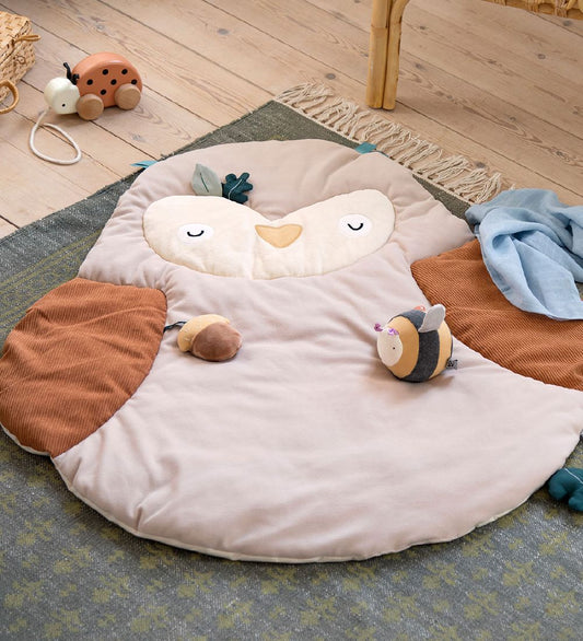 Sebra Speelmat - Blinky de uil - Oranje - Sebra - OneSize - Speelmaten