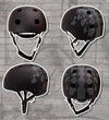 Crazy Safety Fietshelm - Helling - Black Pleinen - Crazy Safety - 53-56 cm - Fietshelmen