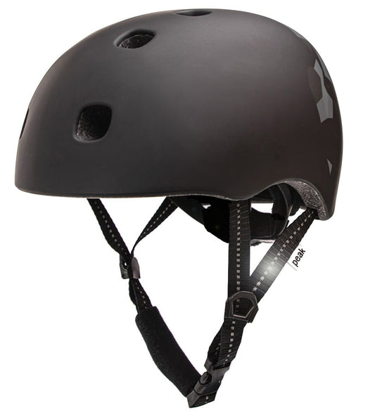 Crazy Safety Fietshelm - Helling - Black Pleinen - Crazy Safety - 53-56 cm - Fietshelmen