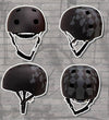 Crazy Safety Fietshelm - Helling - Black Pleinen - Crazy Safety - 54-59 cm - Fietshelmen