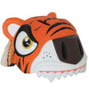 Crazy Safety Fietshelm m. Licht - Tijger - Oranje - Crazy Safety - 49-55 cm - Fietshelmen