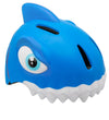 Crazy Safety Fietshelm m. Licht - Shark - Blauw - Crazy Safety - 49-55 cm - Fietshelmen