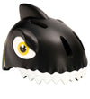 Crazy Safety Fietshelm m. Licht - Shark - Zwart - Crazy Safety - 49-55 cm - Fietshelmen