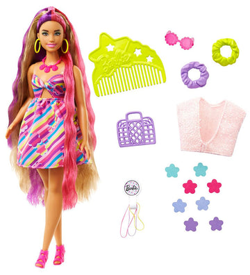 Barbie Pop - Helemaal Haar - Bloemen - Barbie - OneSize - Poppen