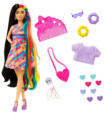 Barbie Pop - Helemaal haar - Hearts - Barbie - OneSize - Poppen
