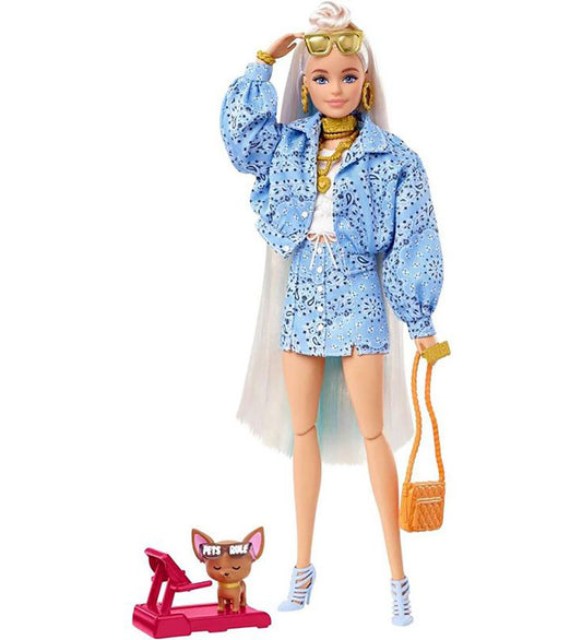 Barbie Poppenset - Extra - Bandana van kant - Barbie - OneSize - Poppen