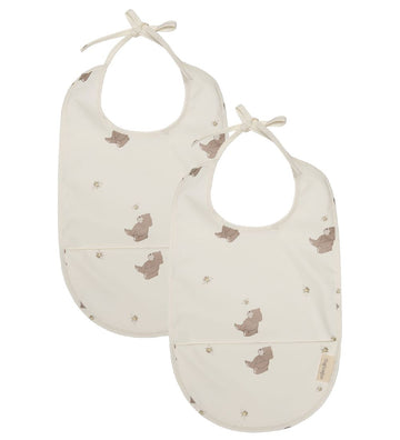That's Mine Slabbetjes - 2-pack - Olli - Bijen Eend Beren - Thats Mine - OneSize - Slabbetjes